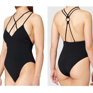 Seafolly Black One Piece Swimsuit